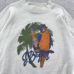 Vintage 1987 Jimmy Buffett Parrot‎ Corona Beer Sweatshirt Mens Small/Medium 80s
